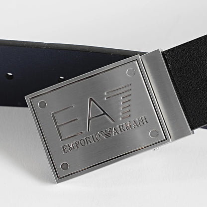 CINTA REVERSIBLE ARMANI EA7 NERO BLU - Dantoni Shop