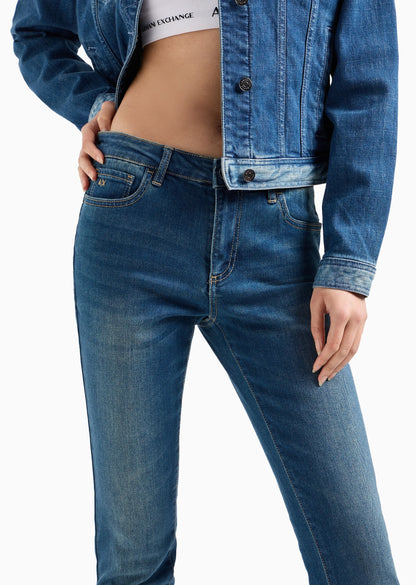 Jeans J01 super skinny fit in denim stretch - Dantoni Shop