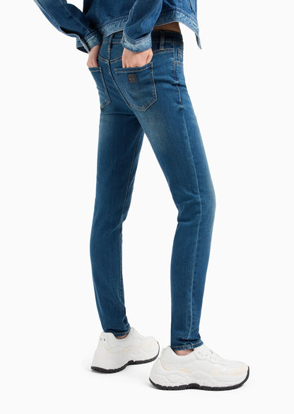 Jeans J01 super skinny fit in denim stretch - Dantoni Shop