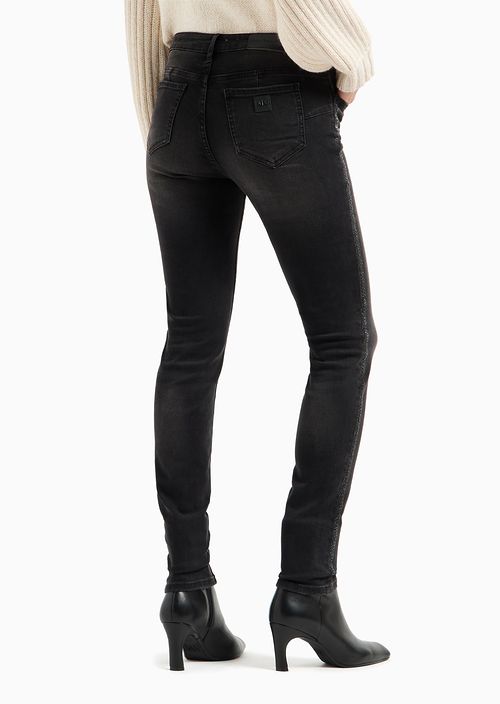 J69 super skinny lift up jeans in indigo denim